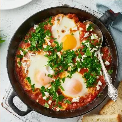 Shakshouka with Feta