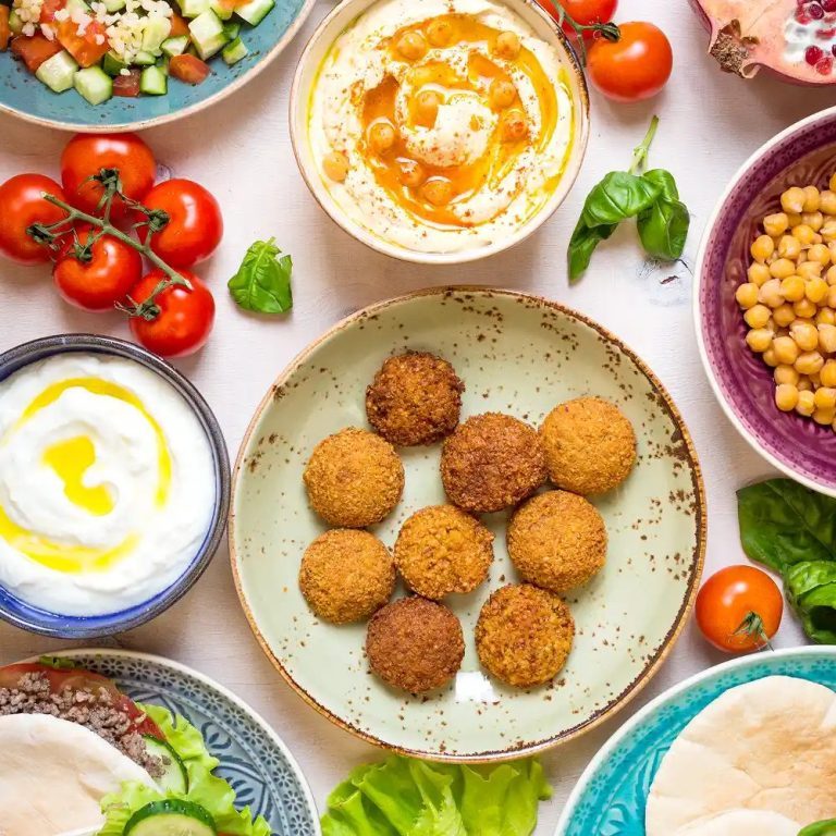 A table at Feta & Olive, shared by Abbas
